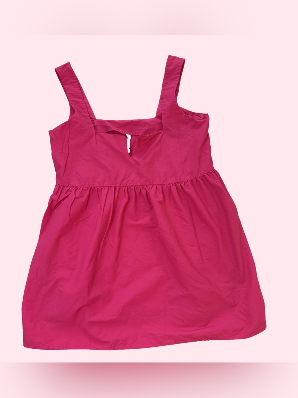 Anthropologie Daily Practice Sleeveless Mini Dress in Fuchsia Pink